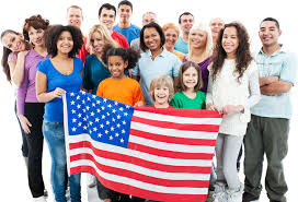 People with American Flag - Public Policy Institute of California