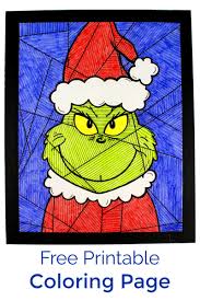 Print grinch coloring pages for free and color our grinch coloring! Free Printable The Grinch Coloring Page Mama Likes This