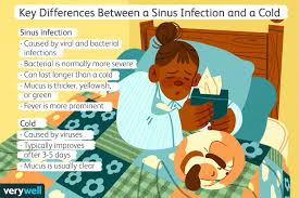 sinus infection vs cold how to tell