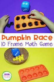 pumpkin ten frame math game the