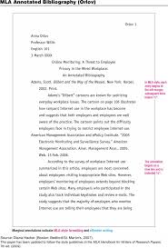     annotated bibliography example     SP ZOZ   ukowo