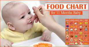 11 Month Baby Food Chart Food Menu With Recipe Indian Baby