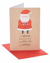 Our business holiday cards feature a variety of styles and finishes. Kroger American Greetings Santa Christmas Card 1 Ct