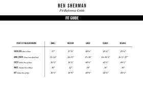 13 Complete Ben Sherman Size Chart Men
