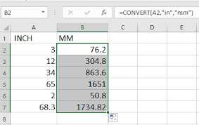Feet to inches how to convert inches to feet. How To Convert Inch To Foot Cm Or Mm In Excel