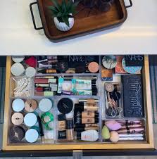 makeup drawer organization trays