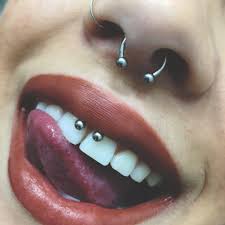 smiley piercings