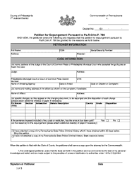 The law related to cleaning your record is complicated. Pa Petition For Expungement Form Fill Out And Sign Printable Pdf Template Signnow