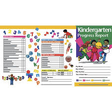 Kindergarten Progress Reports Chart