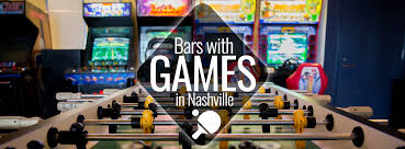 bars with games in nashville