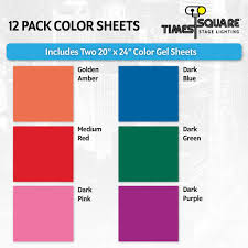 Color Gel Pack Ts Stage Lighting