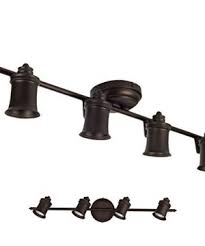 4 Light Track Lighting Wall And Ceiling Mount Fixture Kitchen And Dining Room Oil Rubbed Bronze Farmhouse Goals