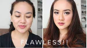 flawless mauve glam make up tutorial