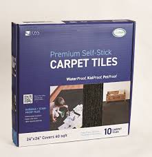 in the carpet tile department at lowes com