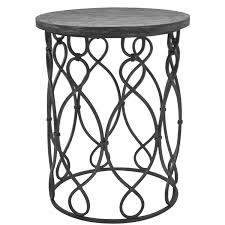Add a storage side table to hide belongings and organize your room. Grand Junction Wood And Metal Accent Table American Country