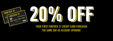 card benefit forever 21