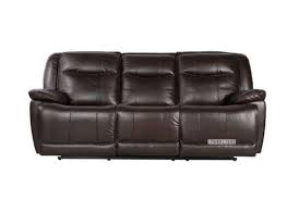 Power Reclining Sofa Leather Gel