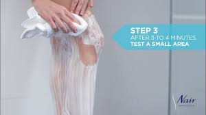 how to use nair sensitive hair removal