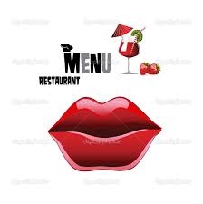 restaurant sweet kiss stock vector