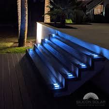 Solar Step Lights 4 Pcs By Silicon Solar