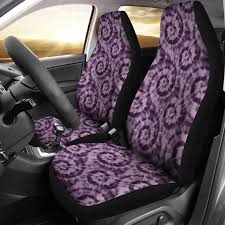Tie Dye Purple Car Or Suv Seat Covers