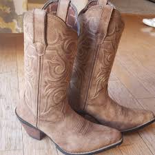 Durango Shoes Light Brown Cowboy Boots Cute Color