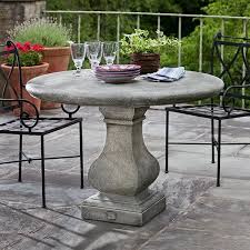 vence cast stone outdoor garden table