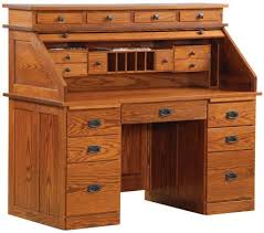 Mini roll top desk solid oak wood 32x 24x 44 small writing or laptop desk burnished walnut finish small desk for home office, kitchen, bedroom, living room, den great bill paying desk. Bankers Southwest Roll Top Desk Countryside Amish Furniture