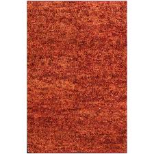 abc felted wool solid area rust