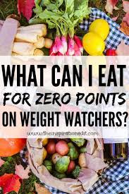 weight watchers zero point foods list