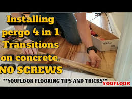 installing carpet transition trim video