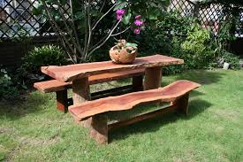 Farmhouse bench dining kitchen entryway stool distressed wood seats 2 brown new. Rustic Wooden Benches To Beautify The Yard Decor Inspirator