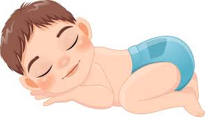 baby boy sleeping cartoon character