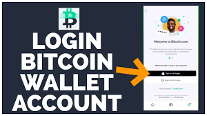 how to login bitcoin wallet account