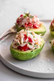 crab avocado salad food faith fitness