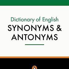 english synonyms and antonyms