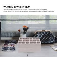 4 pcs multi grid jewelry display box