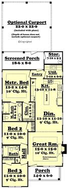 Narrow Lot House Plan With 1300 Square Feet