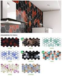 3d Wall Panels Hexahedrons Pvc