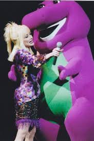 Dolly Parton And Barney At Kids Fest At Dollywood In 2004 In