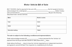 Bill Of Sale Form Template Vehicle Printable Site Providesunique Nc