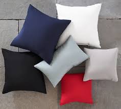 sunbrella solid indoor outdoor pillows