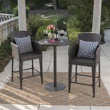 Patio Bar Set Outdoor Dining Set