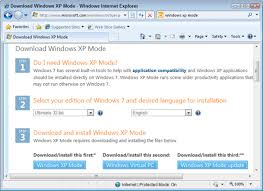 windows xp mode in windows 7