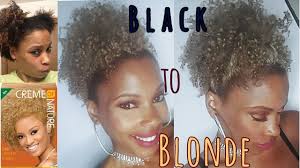 Short blonde hair is when hair is cut short and colored a shade of blonde. Black To Blonde The Perfect Ash Blonde Color On Natural Hair Creme Of Nature Lightest Blonde Review Youtube