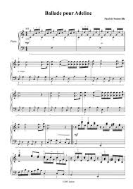 Print and download in pdf or midi ballade pour adeline. Ballade Pour Adeline By Richard Clayderman Digital Sheet Music For Solo Part Download Print H0 513609 Sc001257211 Sheet Music Plus
