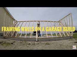 wall framing building a garage how