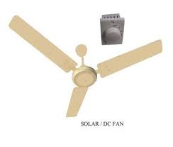 golden solar power dc ceiling fan at