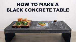 You'll learn how to make a concrete mo. Homemade Modern Ep135 Diy Black Concrete Table