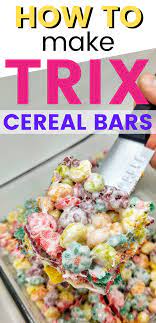 trix cereal bars how to make rice